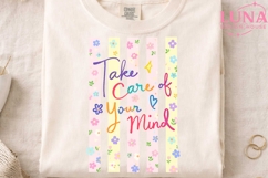 Take Care of Your Mind PNG, Mental Health Awareness PNG Subl Product Image 4