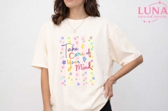 Take Care of Your Mind PNG, Mental Health Awareness PNG Subl Product Image 1