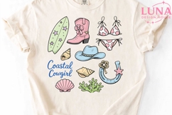 Coastal Cowgirl PNG, Beach Western Clipart, Summer Cowgirl P Product Image 4