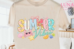 Summer Vibes Beach Clipart PNG, Cute Beach Sublimation Product Image 2
