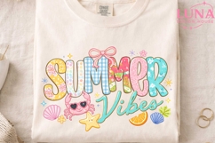 Summer Vibes Beach Clipart PNG, Cute Beach Sublimation Product Image 3