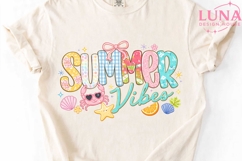 Summer Vibes Beach Clipart PNG, Cute Beach Sublimation Product Image 4