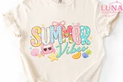 Summer Vibes Beach Clipart PNG, Cute Beach Sublimation Product Image 4