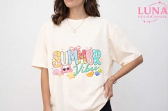 Summer Vibes Beach Clipart PNG, Cute Beach Sublimation Product Image 5