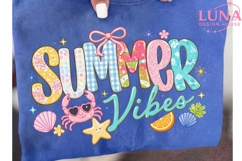 Summer Vibes Beach Clipart PNG, Cute Beach Sublimation Product Image 6