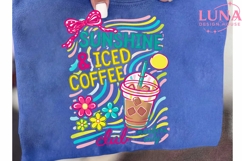 Sunshine &amp; Iced Coffee Club PNG, Summer Coffee PNG Product Image 6