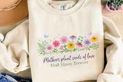 Mothers Plant Seeds of Love PNG, Mothers Day Wildflower PNG Product Image 3