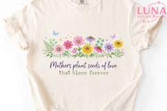 Mothers Plant Seeds of Love PNG, Mothers Day Wildflower PNG Product Image 1