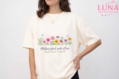 Mothers Plant Seeds of Love PNG, Mothers Day Wildflower PNG Product Image 5