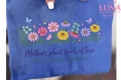 Mothers Plant Seeds of Love PNG, Mothers Day Wildflower PNG Product Image 6