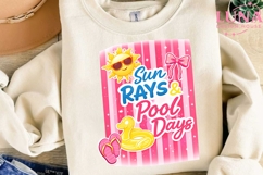 Sun Rays and Pool Days PNG, Summer Sublimation, Pool Party P Product Image 2