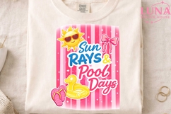 Sun Rays and Pool Days PNG, Summer Sublimation, Pool Party P Product Image 3