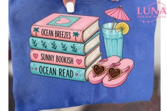 Beach Reading Summer Books Stack PNG, Bookish Summer Clipart Product Image 6