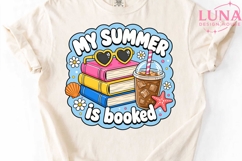 My Summer Is Booked PNG, Summer Reading PNG, Book Lover PNG Product Image 5