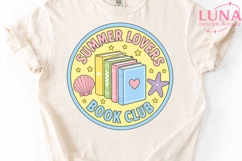 Summer Lovers Book Club PNG, Beach Reading Clipart, Bookish Product Image 4