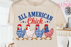 All American Chick PNG, Patriotic Chicken PNG, 4th of July P Product Image 2