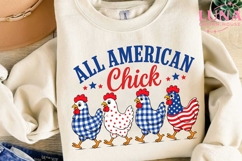 All American Chick PNG, Patriotic Chicken PNG, 4th of July P Product Image 3
