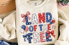 Land of the Free PNG, Patriotic 4th of July PNG, USA Clipart Product Image 3