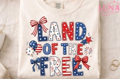 Land of the Free PNG, Patriotic 4th of July PNG, USA Clipart Product Image 4