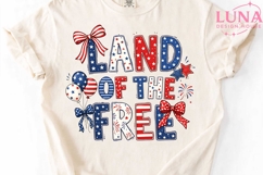 Land of the Free PNG, Patriotic 4th of July PNG, USA Clipart Product Image 1