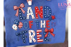 Land of the Free PNG, Patriotic 4th of July PNG, USA Clipart Product Image 6