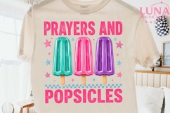Prayers and Popsicles Png, Summer Christian Png, Religious P Product Image 2