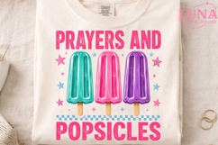 Prayers and Popsicles Png, Summer Christian Png, Religious P Product Image 4