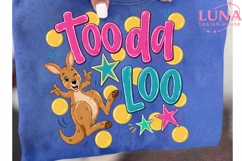 Toodaloo Kangaroo Png, Cute Kangaroo Sublimation Png, Kids P Product Image 6