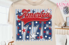 America 1776 PNG, Patriotic Sublimation, 4th of July PNG Des Product Image 2