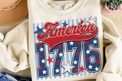 America 1776 PNG, Patriotic Sublimation, 4th of July PNG Des Product Image 3