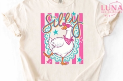 Silly Goose Retro Pink PNG, Funny Goose Clipart, Trendy Goos Product Image 5