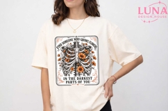 Skeleton Ribcage Flowers PNG, Floral Anatomy PNG, Gothic PNG Product Image 1