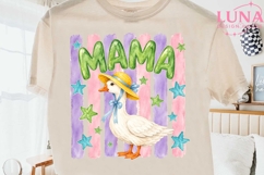 Mama Goose Watercolor PNG, Mother Goose Sublimation PNG Product Image 2