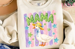 Mama Goose Watercolor PNG, Mother Goose Sublimation PNG Product Image 3
