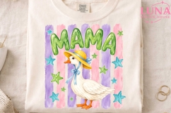 Mama Goose Watercolor PNG, Mother Goose Sublimation PNG Product Image 4