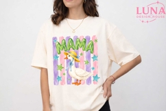 Mama Goose Watercolor PNG, Mother Goose Sublimation PNG Product Image 1