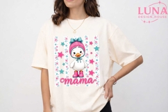Cute Duck Mama Floral PNG, Duck Sublimation, Mama Duck PNG Product Image 1