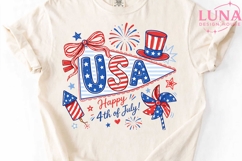 USA 4th of July Pennant PNG, Patriotic Sublimation Clipart Product Image 5