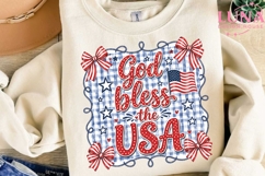 God Bless the USA Png, Patriotic 4th of July Png, Coquette B Product Image 3
