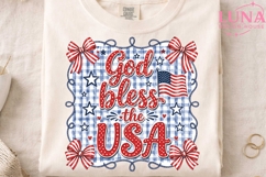 God Bless the USA Png, Patriotic 4th of July Png, Coquette B Product Image 4