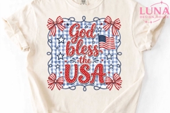 God Bless the USA Png, Patriotic 4th of July Png, Coquette B Product Image 5