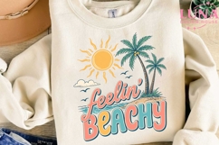Feelin Beachy PNG, Summer Beach Sublimation, Tropical Vacati Product Image 2