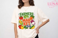 Farmers Market Club Vegetables PNG, Fresh Veggies Clipart PN Product Image 6