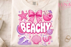 Beachy Summer Vibes PNG, Coquette Beach PNG, Pink Summer PNG Product Image 3