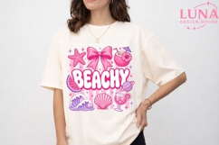 Beachy Summer Vibes PNG, Coquette Beach PNG, Pink Summer PNG Product Image 5