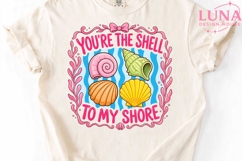 Beach Seashell Quote PNG, You're The Shell To My Shore Subli Product Image 5