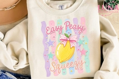 Easy Peasy Lemon Squeezy PNG, Cute Lemon Clipart, Summer PNG Product Image 2