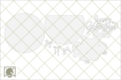 Happy Galentine&#039;s Day Door Hanger SVG Product Image 2