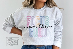 Focus On The Good SVG - Positive Quote - Inspirational PNG Product Image 2
