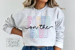Focus On The Good SVG - Positive Quote - Inspirational PNG Product Image 2
